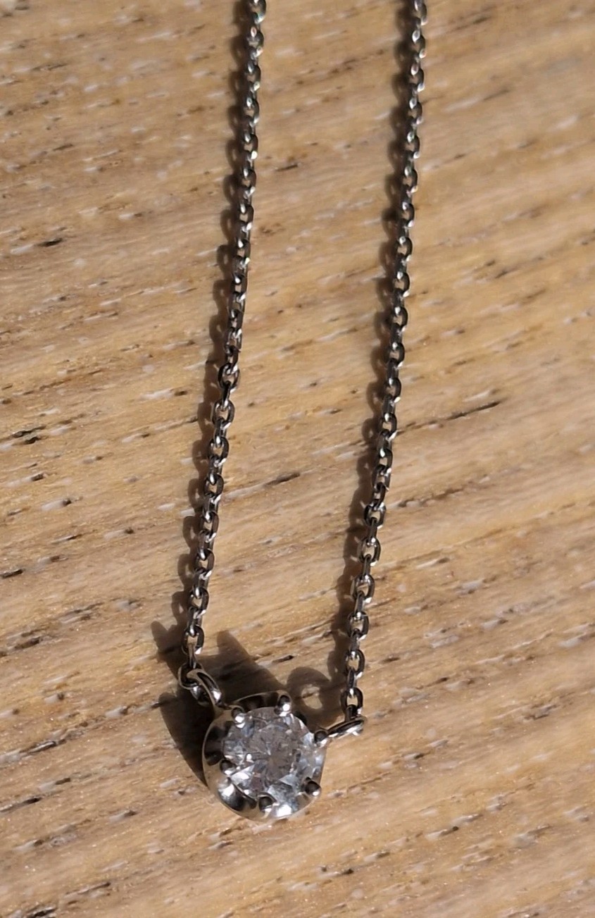 Fantastic Solid Platinum 850 Diamond Solitaire 0.… - image 5