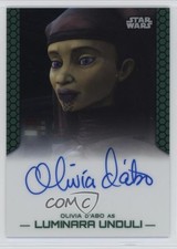 2015 Topps Star Wars Chrome Perspectives: Jedi vs Sith Olivia d'Abo as Auto 4et