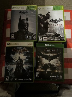 Xbox 360/Xbox One Batman Action-Adventure Video Game Lot (4 Games)