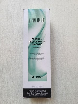 GlyMed Plus Wrinkle Prescription Masque PC10 4oz NEW SEALED Prof Only 2-Treat