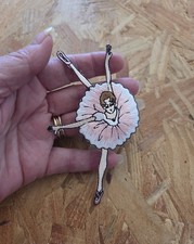 Dance - Ballet - Ballerina - Embroidered Iron On Applique Patch