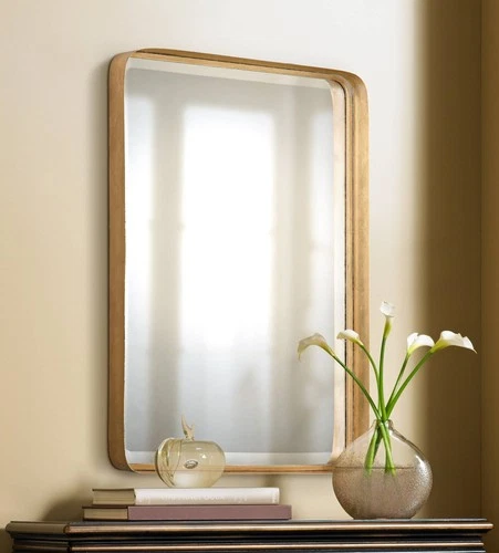 Crofton Gold Leaf 20 1/4" x 30 1/4" Wall Mirror - Picture 1 of 2