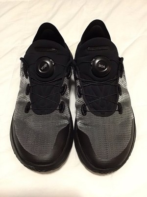 Under Armour SlipSpeed Boa Metallic Black Mesh Athletic Shoes M7  W8.5