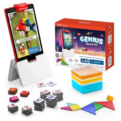Osmo - Genius Starter Kit für Fire Tablet - 5 Lernspiele - Alter 