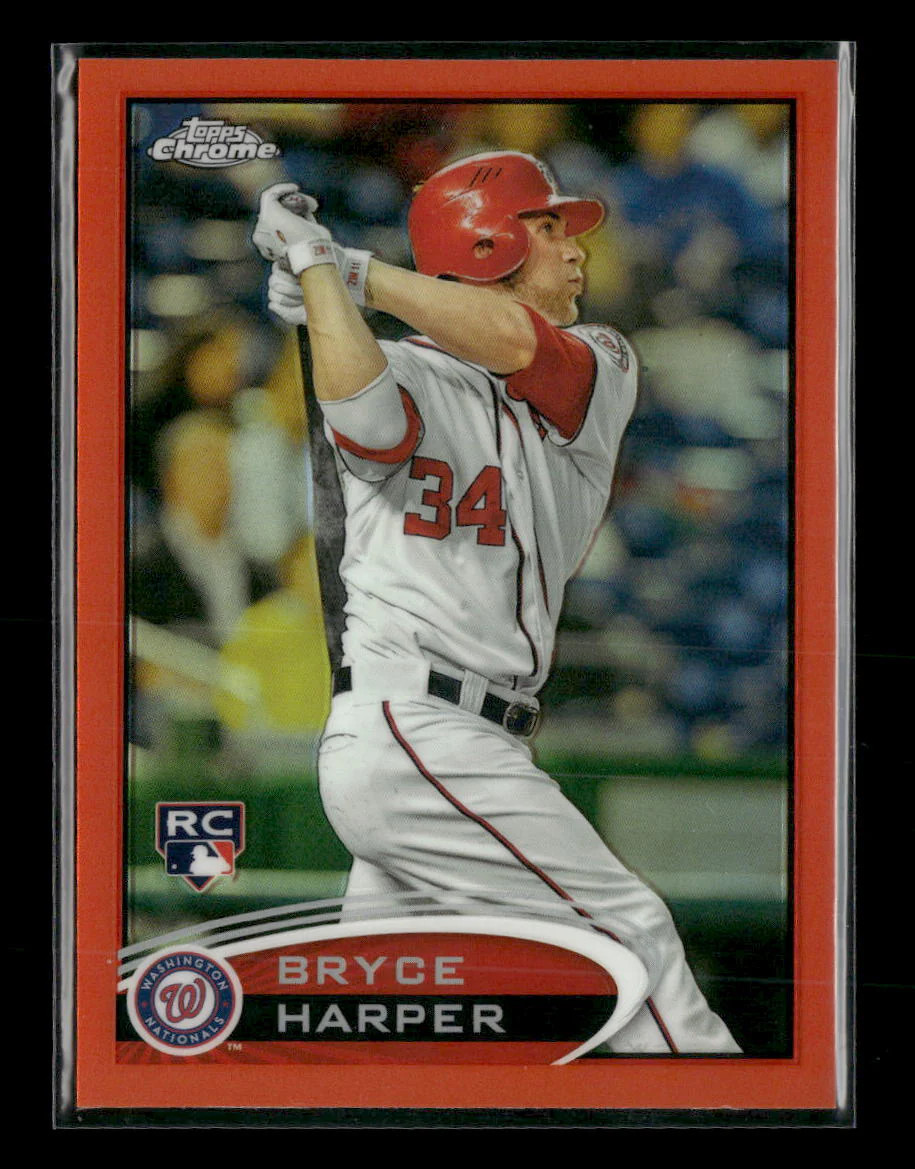 2012 Topps Chrome Orange Refractors Bryce Harper #196