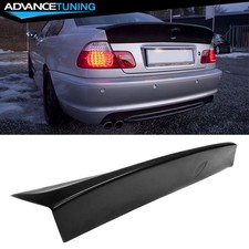 Fits 00-06 Bmw E46 3-series Coupe 2-door Csl Style Black Rear Trunk Spoiler - Pu