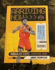 Amen Thompson 2023-24 Panini Hoops Arriving Now #16 RC ~ Houston Rockets