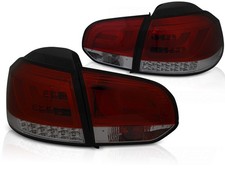 LDVWM9 COPPIA FARI FANALI POSTERIORI VW GOLF 6 10.08-12 RED SMOKE LED BAR Tuning