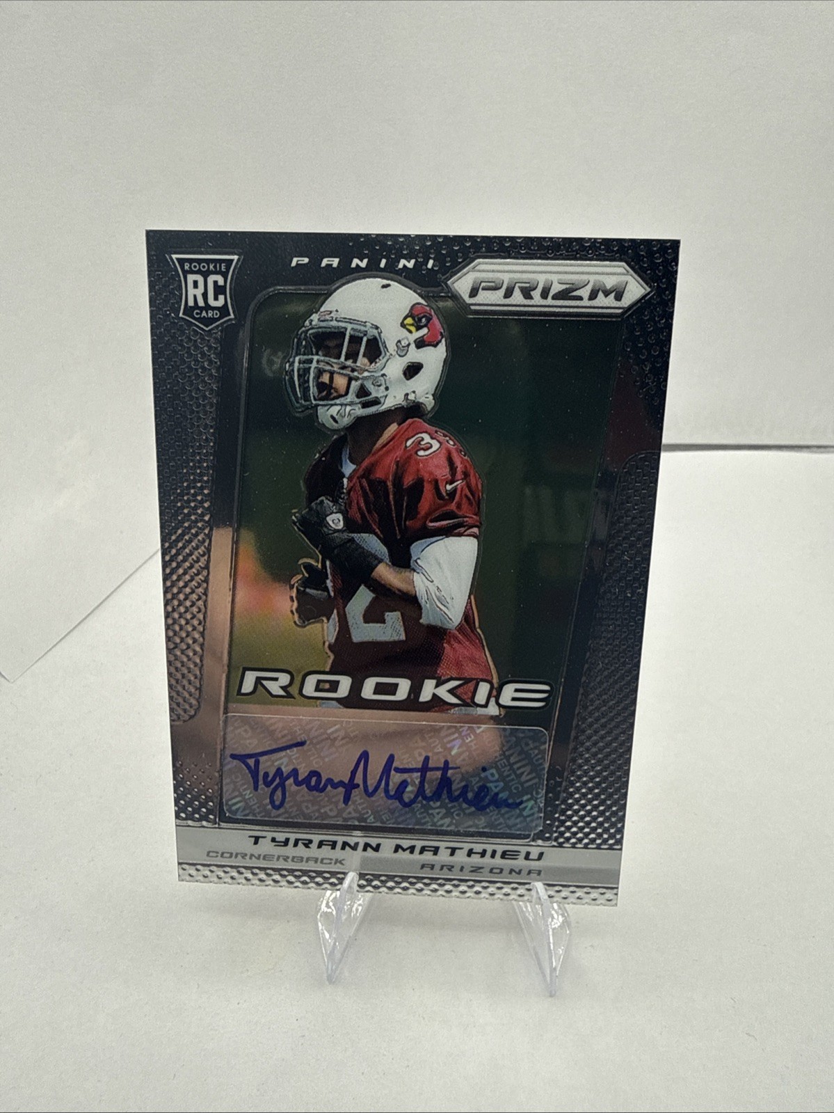 Tyrann Mathieu Panini Prizm #296 Autograph