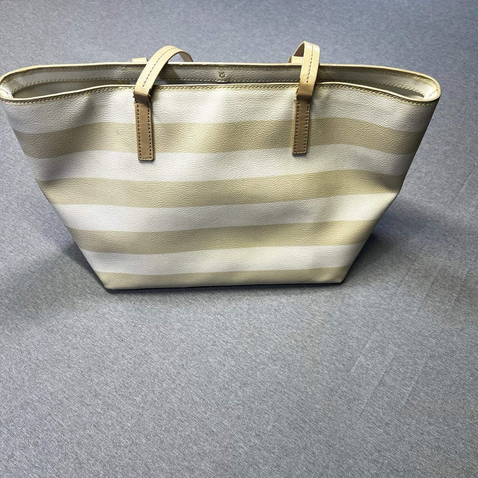 Bolso de Hombro Kate Spade New York Bondi Road Harmony Rayas Blancas y Crema, Foto 2 de 4