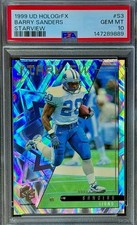 POP 20 PSA 10 Barry Sanders 1999 Upper Deck HoloGrFX Starview Refractor Holo SSP