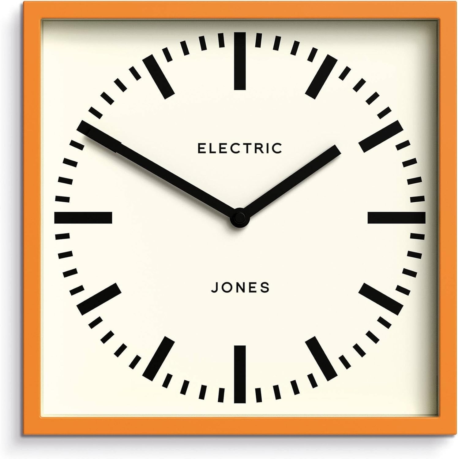 &reg; Box Railway Wall Clock | Square Station Clock | 10 Inch |