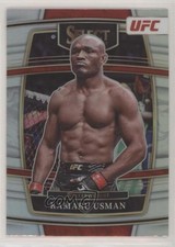 2022 Panini Select UFC Concourse Silver Prizm Kamaru Usman #5 9hx