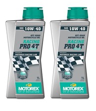 Motorex Racing Pro 4T Cross 10W-40 2x 1L Motoröl 10W40 Moto Cross Enduro MX