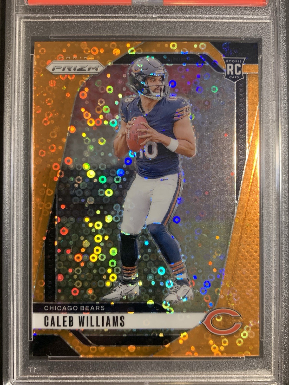 2024 Panini Prizm - Rookies Caleb Williams #301 Disco Prizm (RC) PSA 10 view 2