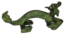 Big Dragon Shape Victorian Style Handcrafted Brass Door Pull Handle Home Decor