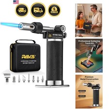 Kit Soldador Butano Inalámbrico, Kit Antorcha Butano Multifunción 14 Piezas,...