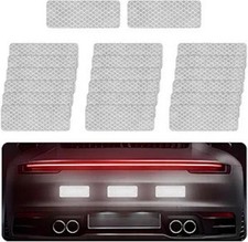 20 PCS Car Reflective Stickers, Intense Reflective Waterproof Ad Color: Silver