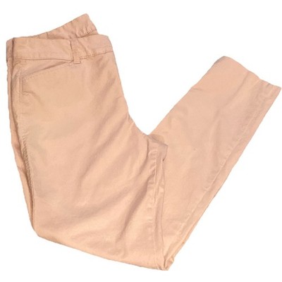 Old Navy Pixie Ankle Chino Pants in pink blushin up size 6 mid rise