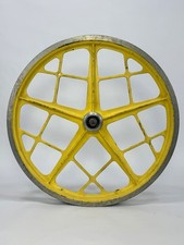 Vintage Motomag II Front Wheel Yellow USA Mon...
