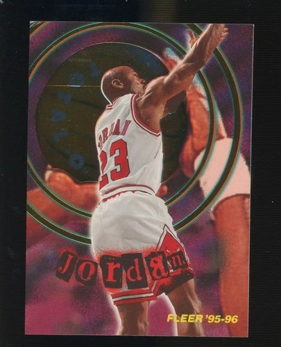1995-96 Fleer Total "O" #2 Michael Jordan Chicago Bulls HOF