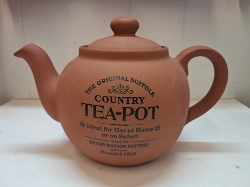 *EUC* The Original Suffolk Country Teapot Henry Watson Pottery Made In England