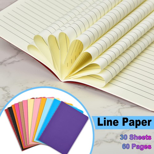 48 Pack Colorful Pocket Notebooks Journals Bulk A6 Size Lined Travel Set Subj... - Picture 3 of 7