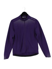 Altura Women's Hoodie UK 14 Purple Geometric 100 Polyester Full Zip