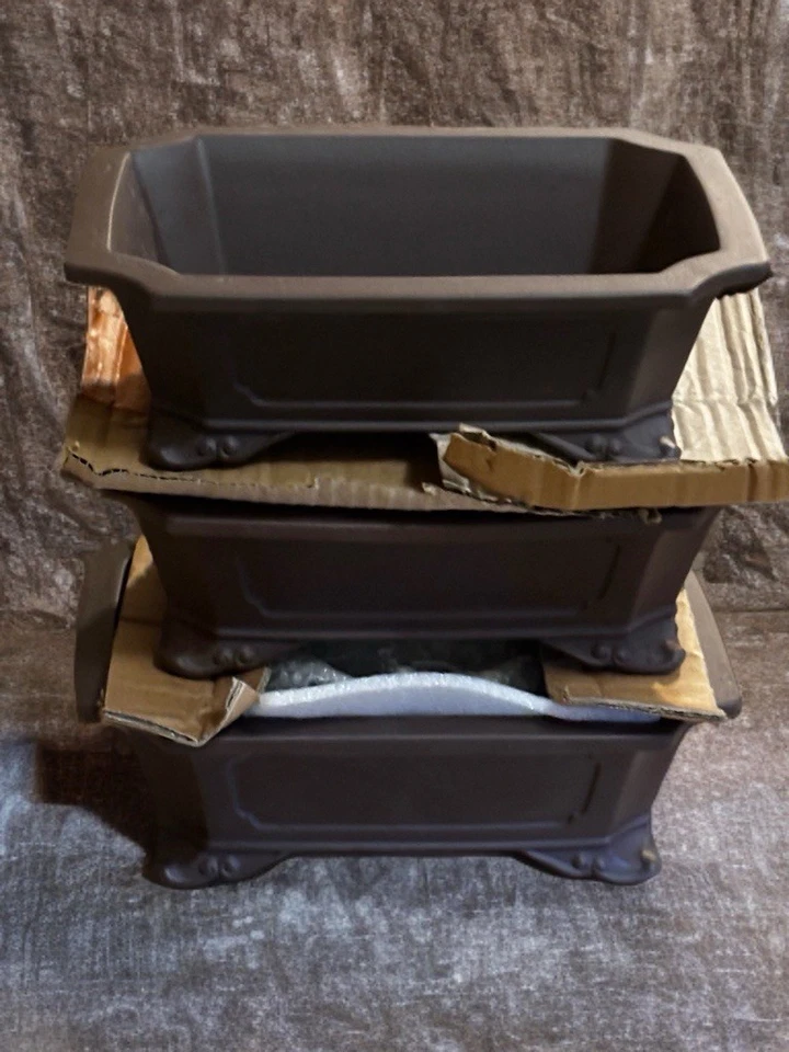 UNGLAZED ZISHA BONSAI POT 10” X 7”- FREE SHIPPING - Image 4 of 4