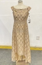 Adrianna Papell Off-Shoulder Organza Gown Size 8 New With Tags (Technically)