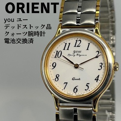 ORIENT YOU genuine bracelet quartz wristwatch battery replaced