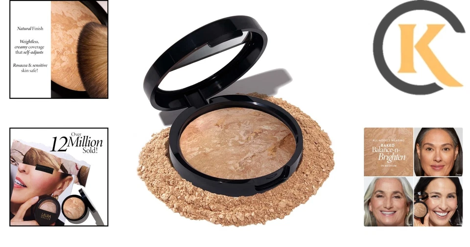 Flawless Natural Finish Powder Foundation - Color 04 Medium for Every Skin Type - Image 2 of 4