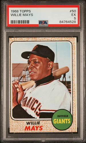 1968 Topps Willie Mays #50 PSA 5