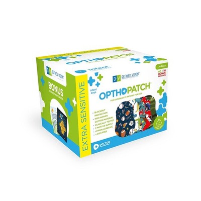 Opthopatch Eye Patches for Infants - Extra Sensitive Adhesive - Boys' Design ...