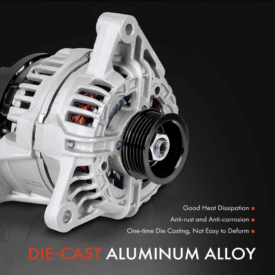 Alternador para Audi A4 Quattro Volkswagen Passat 90A 12 voltios CW polea de 5 ranuras Foto 4 de 4