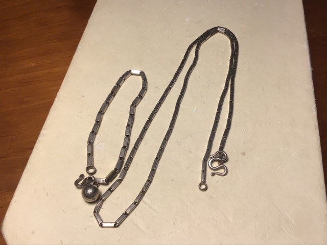 REDUCED Vintage Nice Rectangular Box Link Solid 925 SS Necklace & Bracelet Set REDUCED Vintage Nice Rectangular Box Link Solid 925 SS Necklace & Bracelet Set