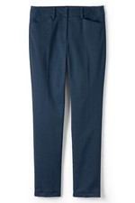 Lands End Women's Fit 2 Straight Chino Marine Navy Size 2 NWT