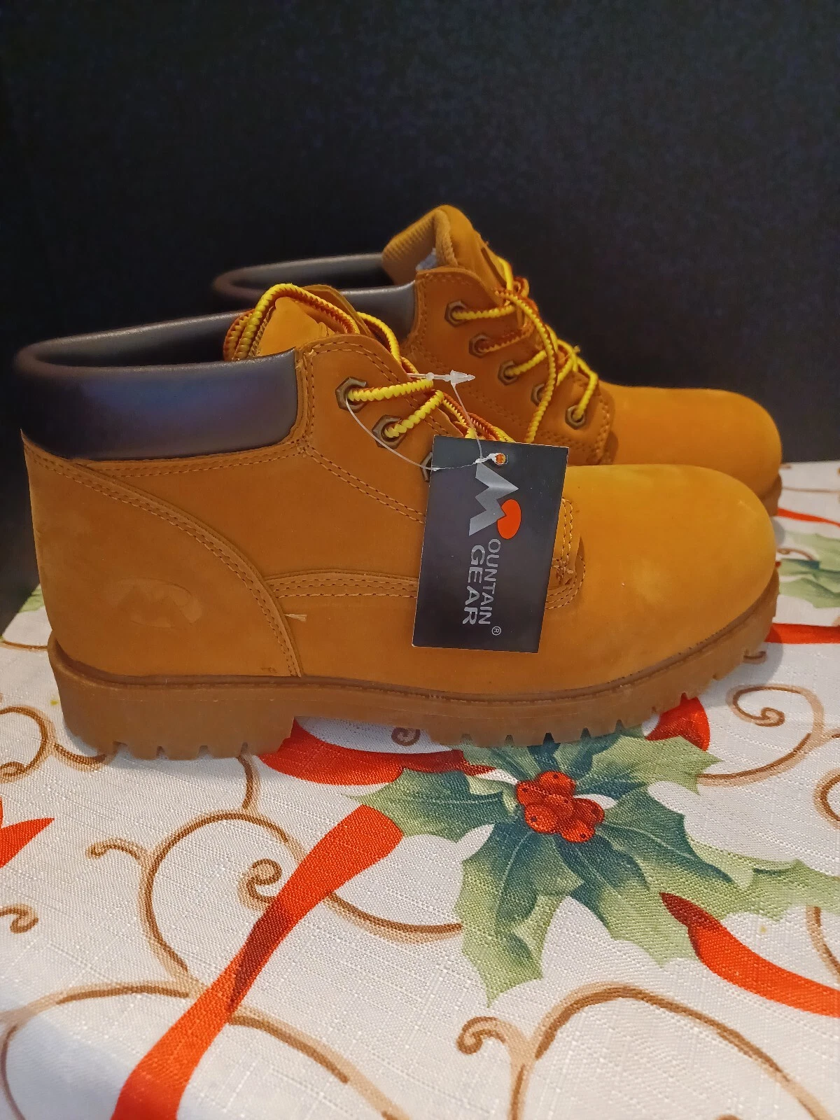 Mountain Gear Tan Hiking Boots