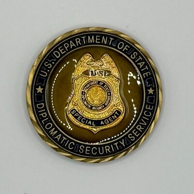 US Department of State Diplomatic Security Service Challenge Coin