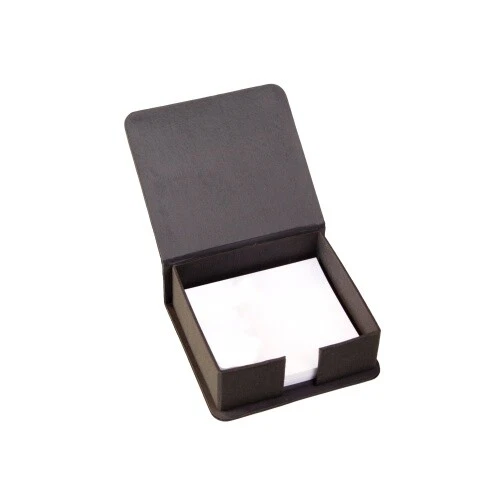 Zettelbox zum Aufklappen, Rohseide für Standard Blöcke Notizwürfel Post IT - Bild 2 von 2