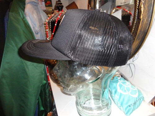 Gorra de camionero negra de malla auténtica Playboy - Imagen 2 de 5