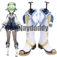 Genshin Impact Mondstadt Harmless Sweetie Sucrose Cosplay Shoes Boots X002