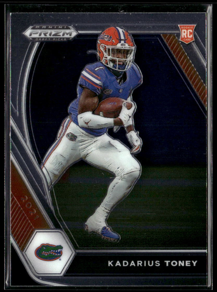 2021 Panini Prizm Draft KADARIUS TONEY #117 Rookie base, Gators/Chiefs
