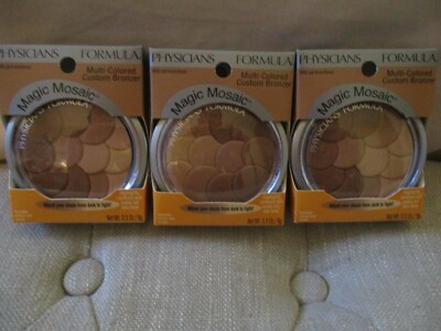 lot of 3 Physicians Formula Magic Mosaic Multi-Colored Custom Bronzer #3846