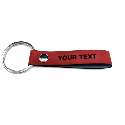 Custom Leather keyring, Personalised leather keyring, Belt Loop Car Keychain 