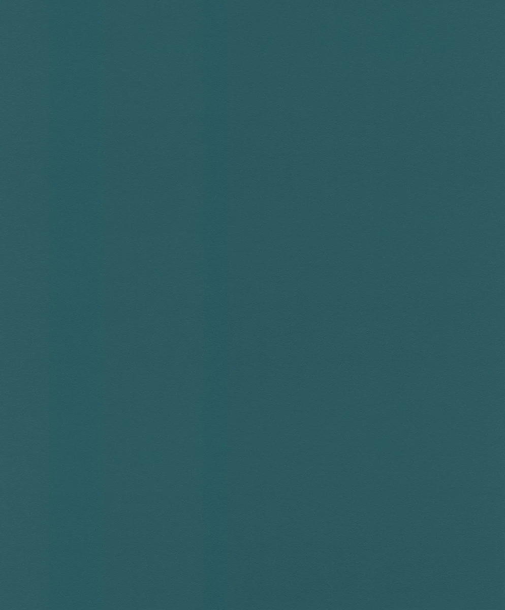 Rasch Wallpaper Denzo 806809 Plain Colour Turquoise Green Dark Fleece Wallpaper