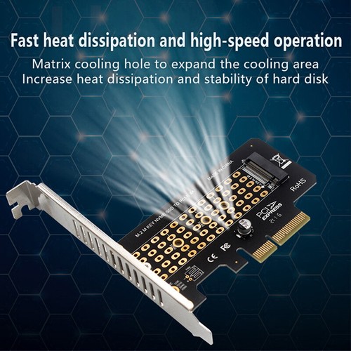 M.2 NVMe SSD NGFF to PCIE X4 adapter M Key interface card Support PCI-e - Photo 4/4