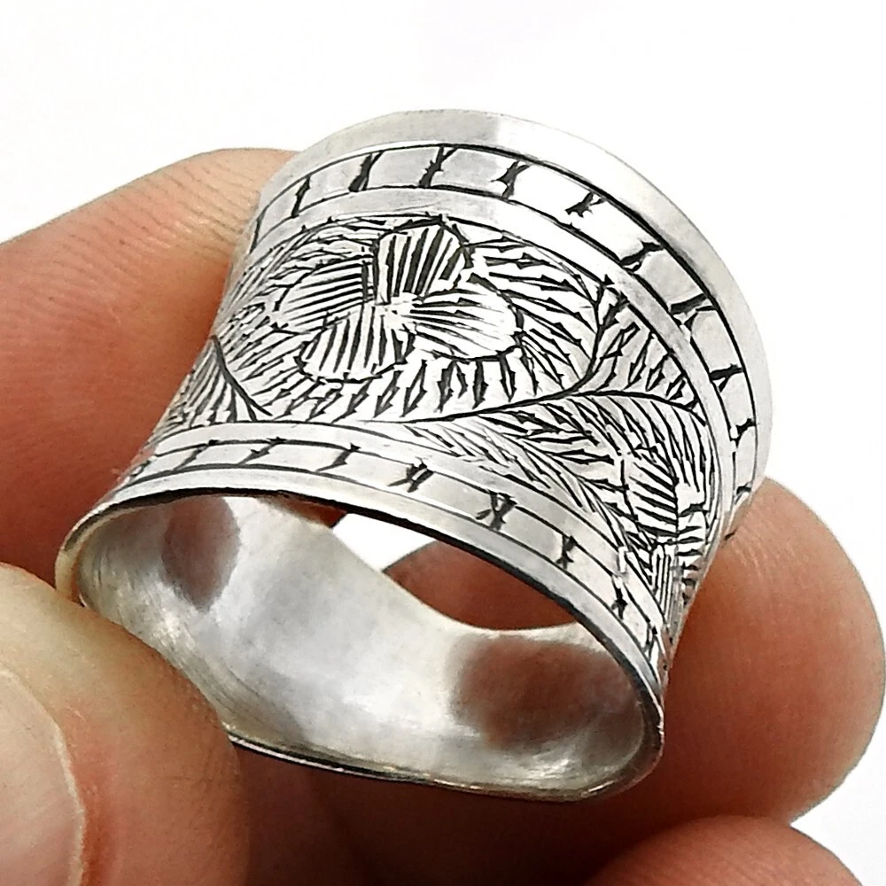 Solid artisan sterling silver deals