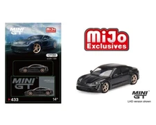Mini GT 1/64 Porsche Taycan Turbo S Volcano Grey Metallic MGT00433