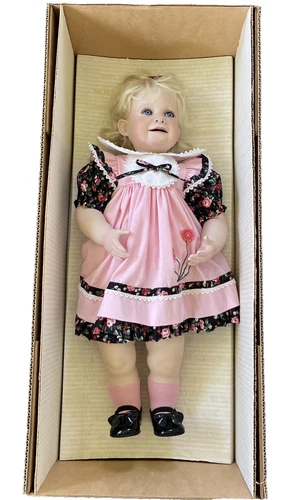 VTG 1993 Virginia Turner - Jamie Sue Porcelain Doll  #66/150 23" W/ Box Signed